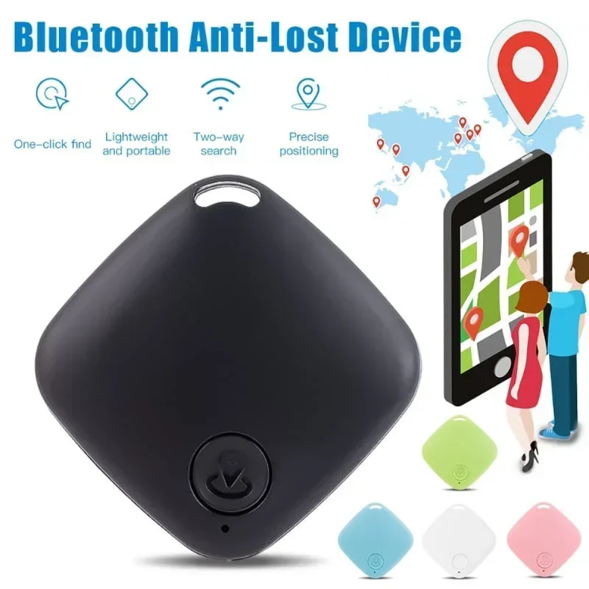 Συσκευή Bluetooth Εντοπισμού Αντικειμένων-μίνι GPS Tracker Αντικλεπτική συσκευή