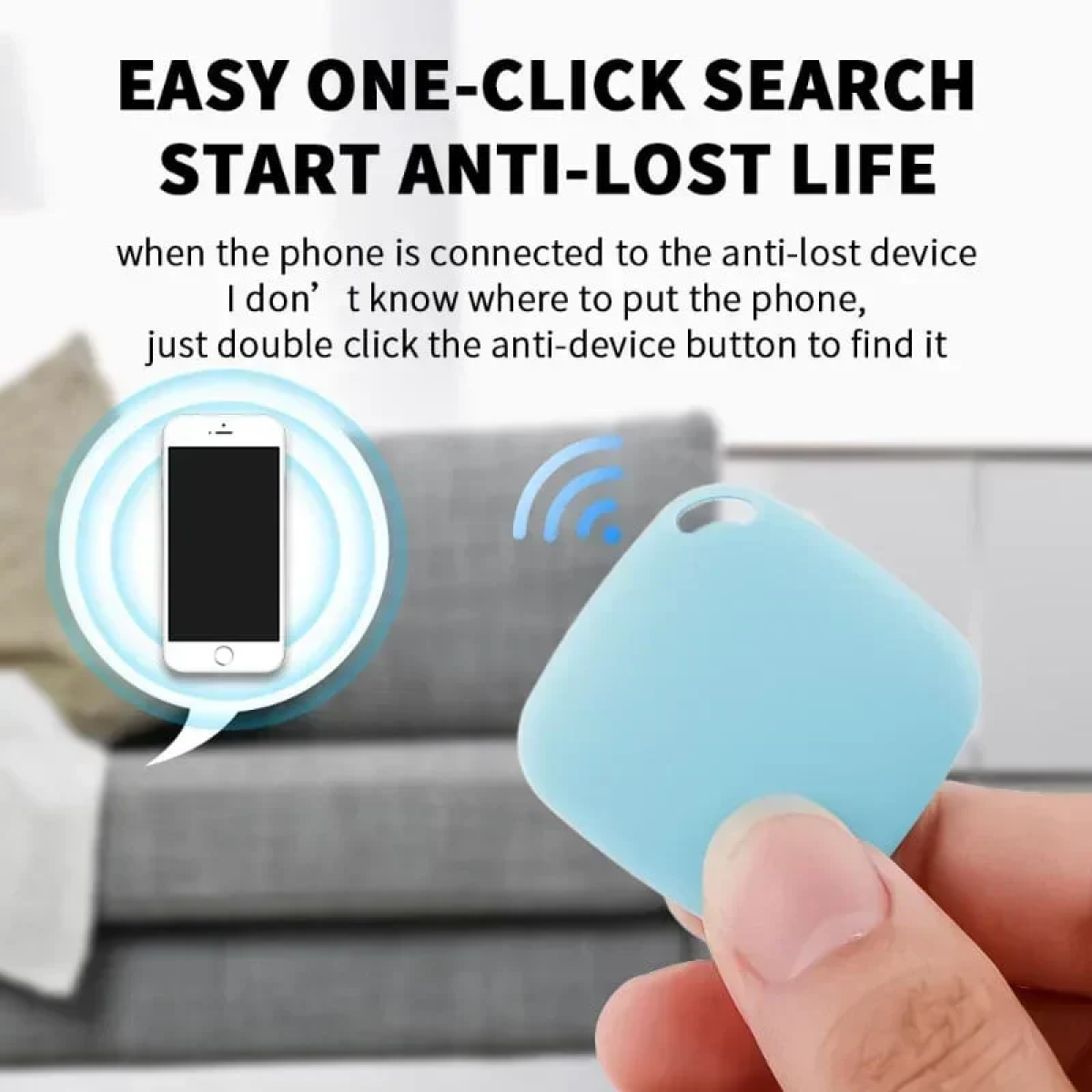 Συσκευή Bluetooth Εντοπισμού Αντικειμένων-μίνι GPS Tracker Αντικλεπτική συσκευή