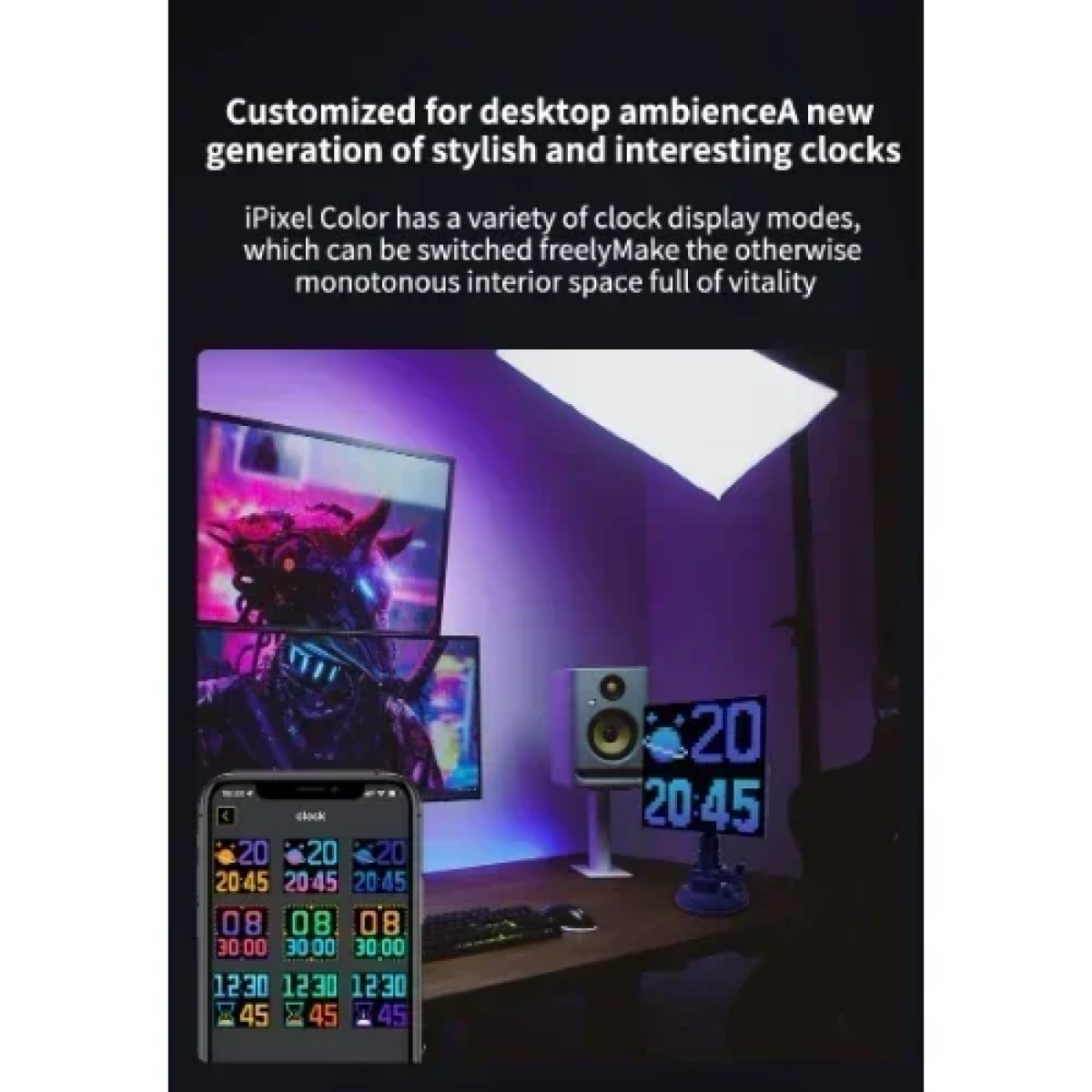 LED Έξυπνη Οθόνη Bluetooth Προσαρμοσμένο Κείμενο/Κινούμενη Εικόνα μέσω App για Αυτοκίνητο P32S