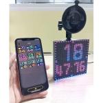 LED Έξυπνη Οθόνη Bluetooth Προσαρμοσμένο Κείμενο/Κινούμενη Εικόνα μέσω App για Αυτοκίνητο P32S
