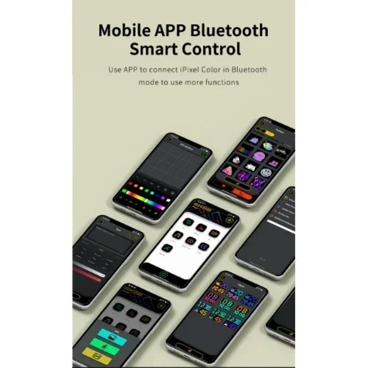 LED Έξυπνη Οθόνη Bluetooth Προσαρμοσμένο Κείμενο/Κινούμενη Εικόνα μέσω App για Αυτοκίνητο P32S