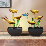 Διακοσμητικό Συντριβάνι Feng Shui - Resin craft bonsai running water ornament