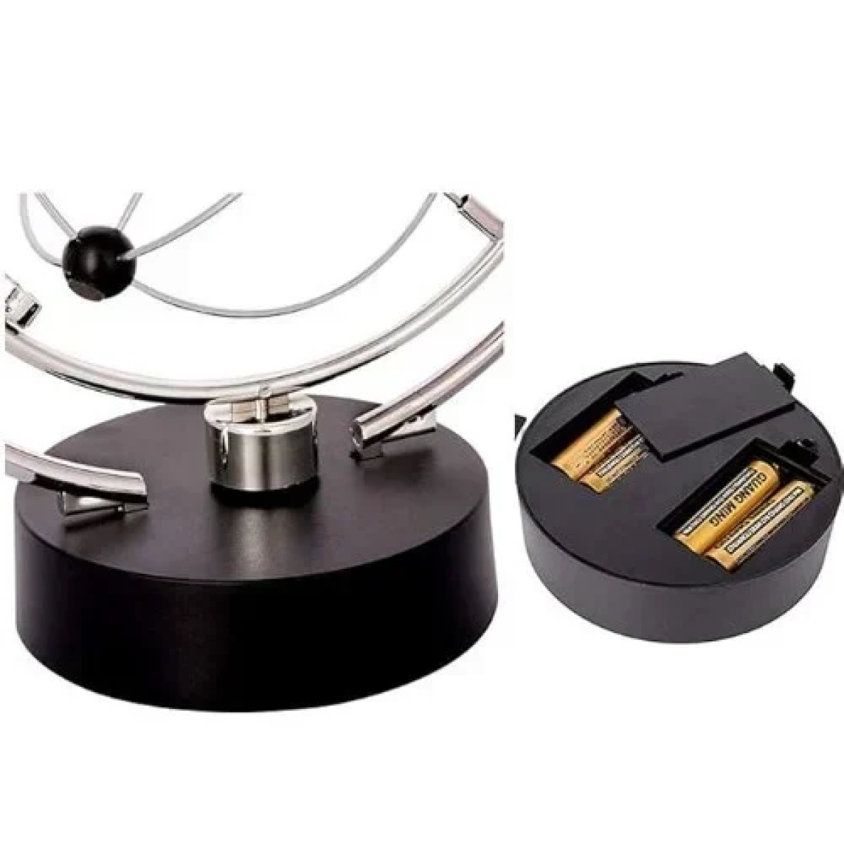 Μαγνητικό Διακοσμητικό Γραφείου Πλανήτες με Αέναη Κίνηση – Cosmos Orbital Kinetic Toy - Ασημί