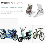 Motowolf Βάση Στήριξης Κινητού για Μοτοσυκλέτα με Κλιπ για Καθρέφτη MDL2805B