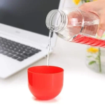 Πλαστικό Παγούρι νερού με Ενσωματωμένη θήκη για χάπια 600ml - Μαύρο