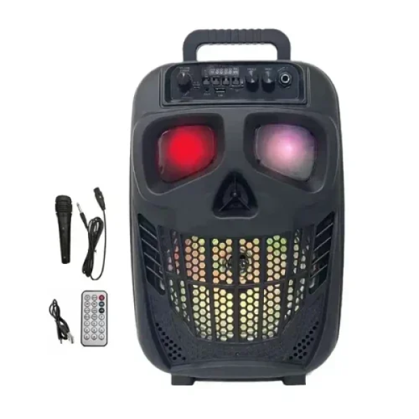 Φορητό Ηχείο Subwoofer Bluetooth 8'' με Τηλεχειριστήριο και Ενσύρματο Μικρόφωνο Kimiso QS-1803