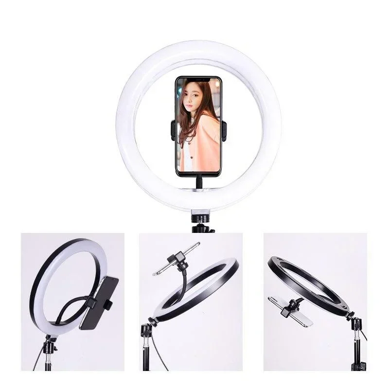 Led Ring Light 33Cm Με Βάση Για Κινητό, Τηλεχειριστήριο &Amp; Τρίποδο M320