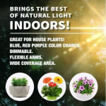 Φωτιστικό 72x LED Ανάπτυξης Φυτών Full Spectrum 3x – Plant Grow Light