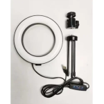 Επαγγελματικό Ring Light LED 15cm dimmable με 3 διαφορετικούς φωτισμούς CXB-160