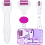 Σετ 6 σε 1 Derma Roller με Βελόνες Τιτανίου – 0.5 έως 2mm