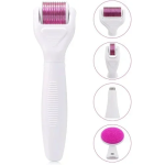Σετ 6 σε 1 Derma Roller με βελόνες τιτανίου για Αντιγήρανση 0.5-2mm