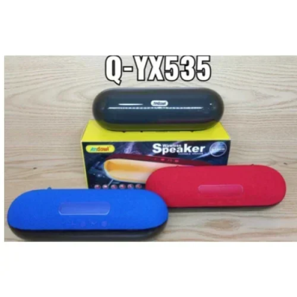 Andowl Q-YX535 Ηχείο Bluetooth με Ραδιόφωνο και RGB Φωτισμό - Μπλε