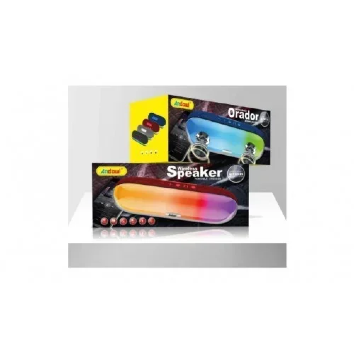 Andowl Q-YX535 Ηχείο Bluetooth με Ραδιόφωνο και RGB Φωτισμό