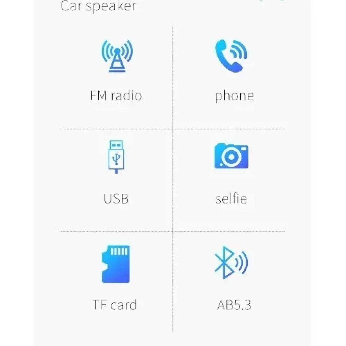 Andowl Q-YX6011 Ηχείο Bluetooth 5W με Ραδιόφωνο σε σχήμα Taxi