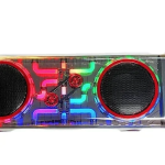 Επαναφορτιζόμενο Φορητό Ηχείο Bluetooth TWS με φώτα LED RGB Andowl Q-YX1010 Μαύρο