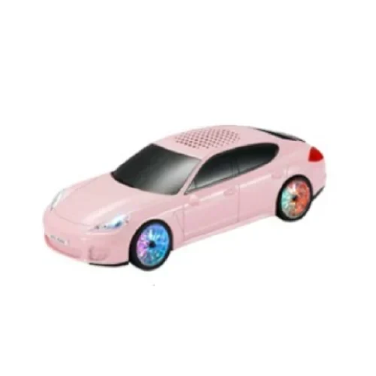Ασύρματο Φορητό Ηχείο Bluetooth LED 5W TF/USB/FM Andowl Q-YX811 Αυτοκίνητο - Ροζ
