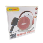 Φορητό Ηχείο Karaoke 5W με 1 Μικρόφωνο Andowl Q-YX500 – Λευκό, Κόκκινο