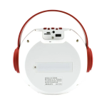 Φορητό Ηχείο Karaoke 5W με 1 Μικρόφωνο Andowl Q-YX500 – Λευκό, Κόκκινο
