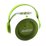 Φορητό Ηχείο Karaoke 5W με 1 Μικρόφωνο Andowl Q-YX500 – Λευκό, Πράσινο