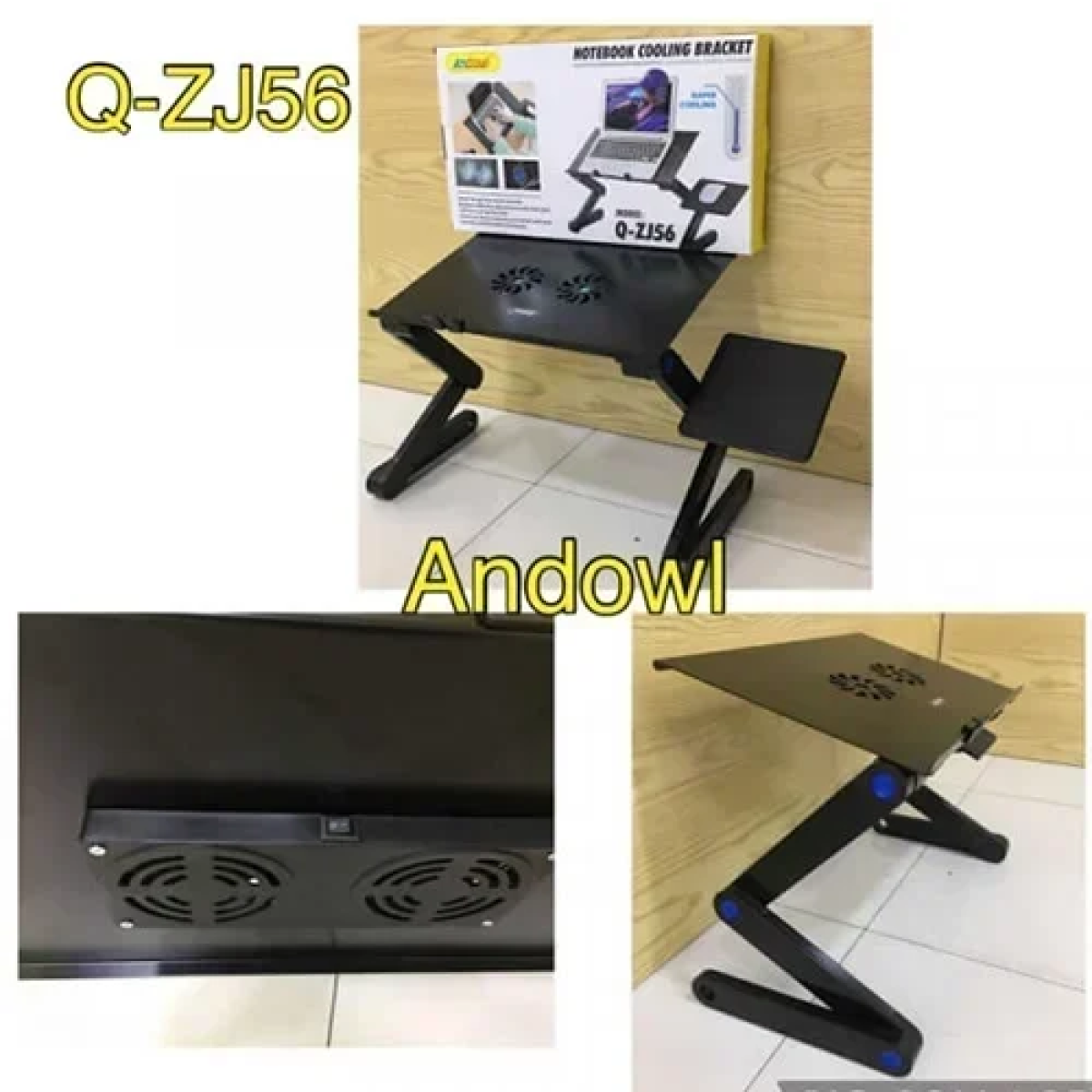 Εργονομικό Tραπεζάκι Laptop Mε Ανεμιστήρα Andowl Q-ZJ56