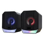 Σετ Ενσύρματα Ηχεία Υπολογιστή USB 2.0 6W RGB Dazzle Light Effect Andowl Q-YX320