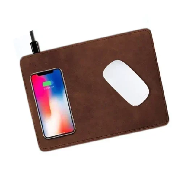 Mouse Pad με Ασύρματη Φόρτιση 28×21cm Andowl Q-T138 – Καφέ