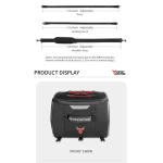 Πολυλειτουργική Αδιάβροχη Τσάντα - Σάκος Μοτοσυκλέτας 30L Moto Centric