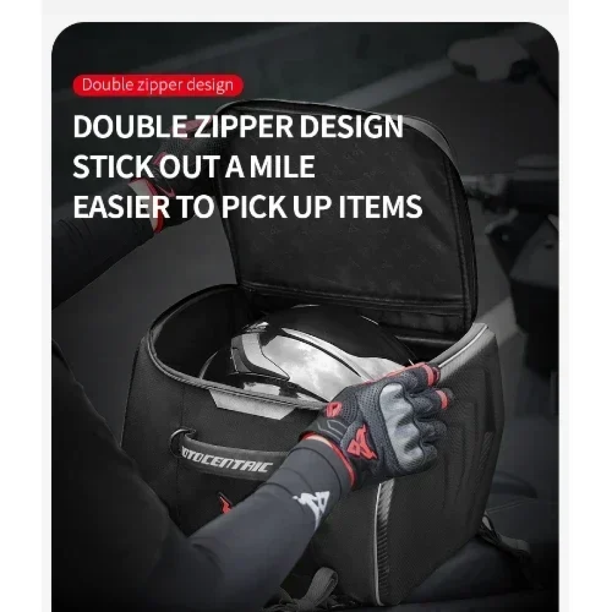 Πολυλειτουργική Αδιάβροχη Τσάντα - Σάκος Μοτοσυκλέτας 30L Moto Centric