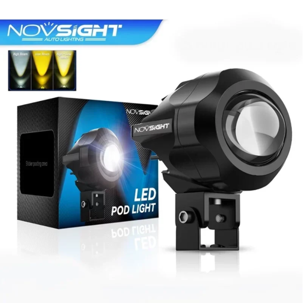 Προβολάκι Moto Novsight WL10 Α500 40W 6000LM Λευκό 3in1