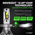 NovSight Λάμπες LED H7 12V/24V 120W 22000LM 6500K IP68 A500 N37 2 X 60W