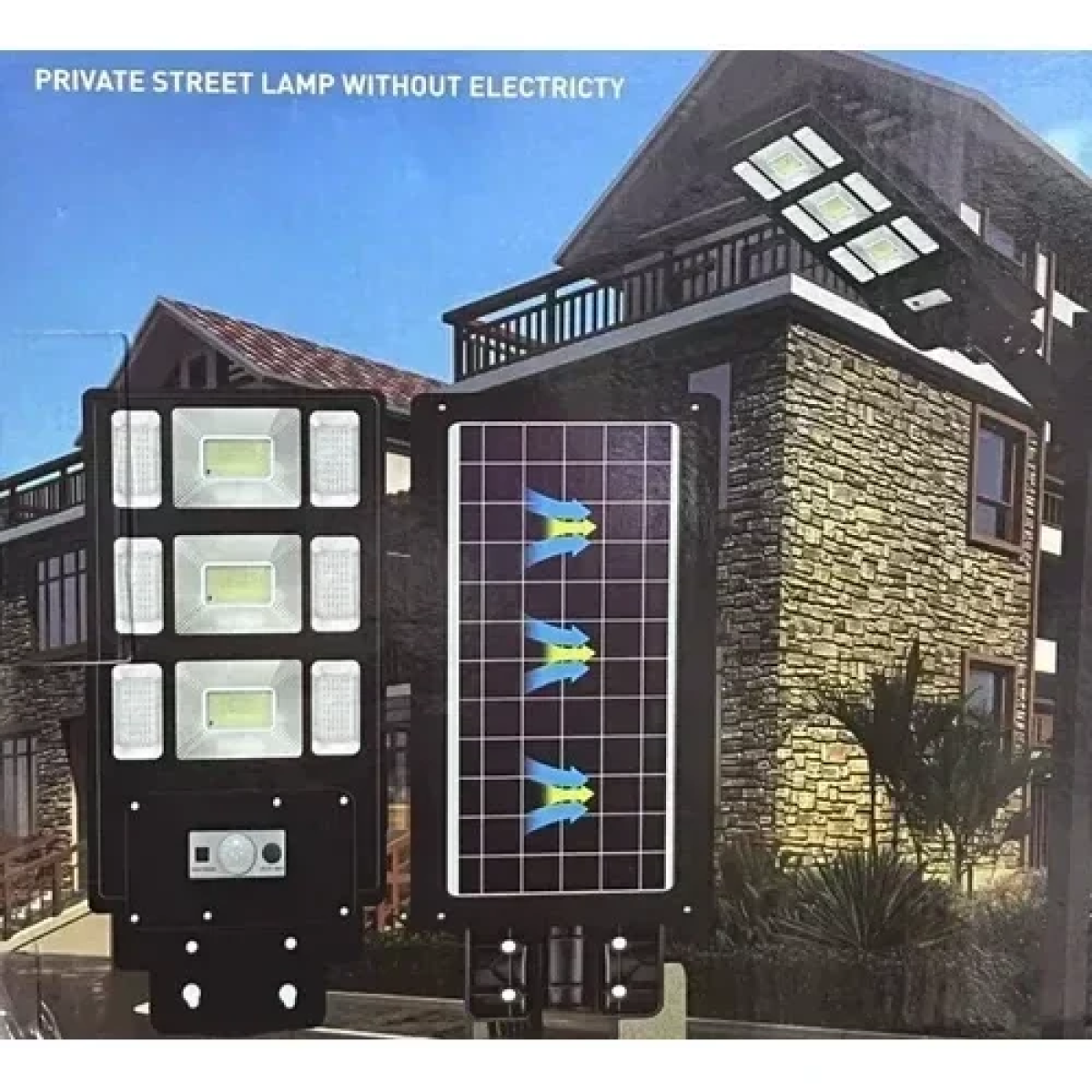 Ηλιακός Προβολέας 240LED 300W 160º IP67 με Ανίχνευση Κίνησης LYLU