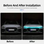 Λωρίδα LED για Καπό Αυτοκινήτου με Κόκκινο Φωτισμό Andowl Q-D303