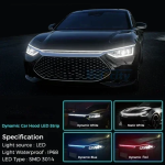 Λωρίδα LED για Καπό Αυτοκινήτου με Κόκκινο Φωτισμό Andowl Q-D303