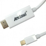 Καλώδιο Mini DisplayPort to HDMI Cable Andowl Q-HD20 2m Άσπρο