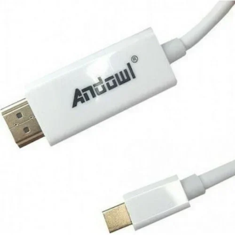 Καλώδιο Mini DisplayPort to HDMI Cable Andowl Q-HD20 2m Άσπρο