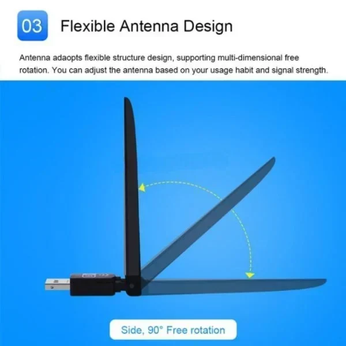 Wireless-N USB Αντάπτορας Κεραία WiFi Andowl Q-322