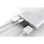 5 σε 1 Lightning+Type C+USB A Card Reader με 3 Καλώδια Andowl Q-Z09