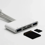 5 σε 1 Lightning+Type C+USB A Card Reader με 3 Καλώδια Andowl Q-Z09