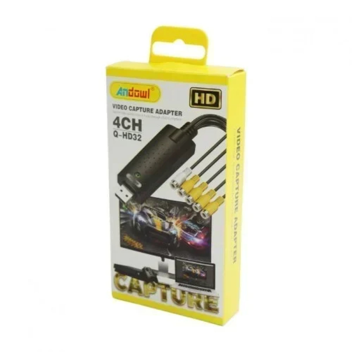 Μετατροπέας Video RCA σε USB 2.0 Multi Viewer με 4 Video input Recorder Q-HD32 Andowl