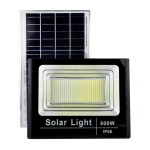 Ηλιακός Προβολέας LED 600W IP66 με Τηλεχειρισμό & Χρονοδιακόπτη OEM JT-SKBJ-600W – Μαύρο