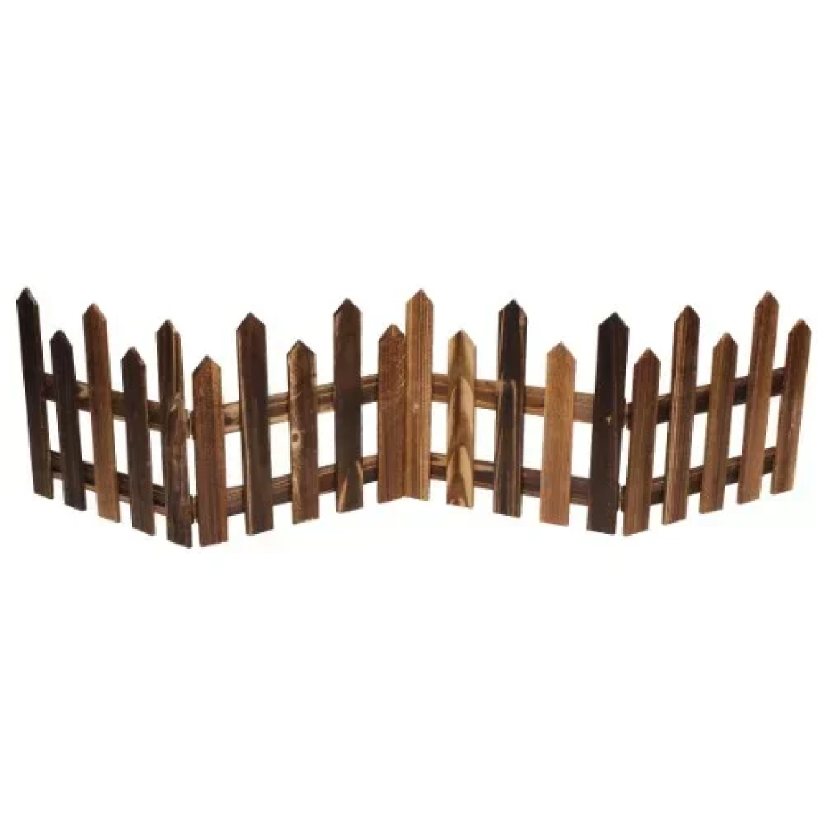 Mini Αναδιπλούμενος Ξύλινος Φράχτης 4τμχ 30(Μ) x 29(Υ) cm OEM – Καφέ