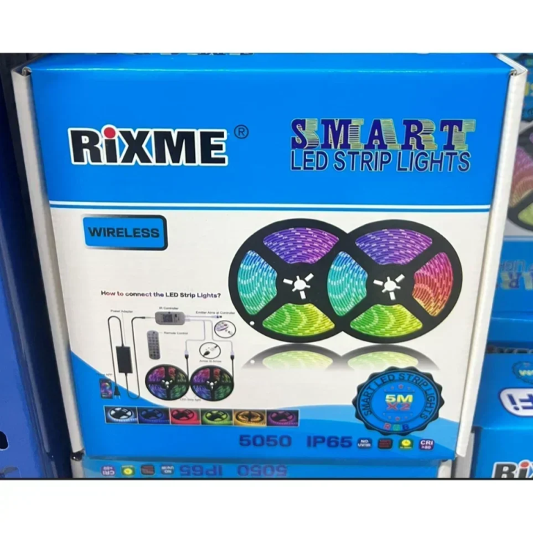 Αδιάβροχη Αυτοκόλλητη SMART Ταινία LED Rixme 5050RGB 10m (2x5m)