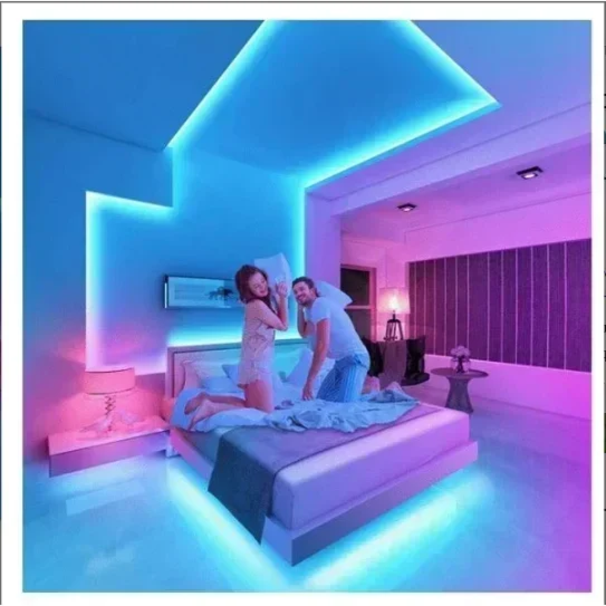 Αδιάβροχη Αυτοκόλλητη SMART Ταινία Wi-Fi LED Rixme 5050RGB 5m