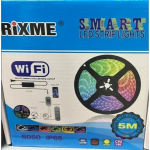 Αδιάβροχη Αυτοκόλλητη SMART Ταινία Wi-Fi LED Rixme 5050RGB 5m