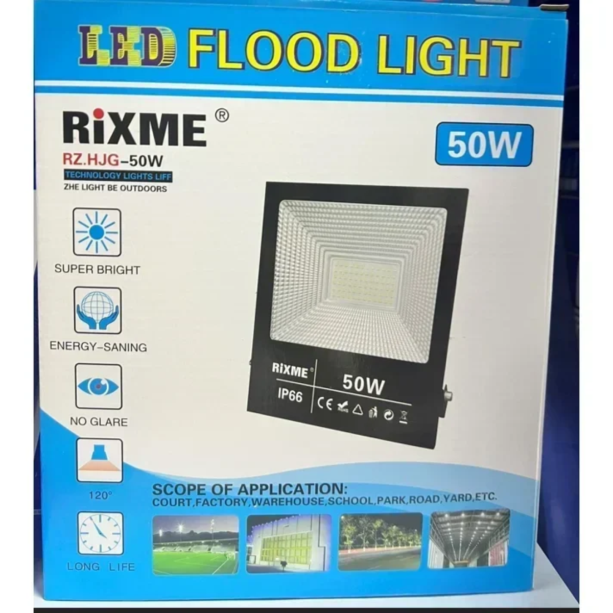Αδιάβροχος Προβολέας Led RIXME RZ.HJG-50W