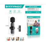 Arrango AC48830 Ασύρματο Πυκνωτικό Μικρόφωνο Πέτου Type-C για Κάμερα και Κινητό