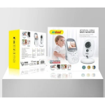 Ασύρματο Baby Monitor - Ενδοεπικοινωνία μωρού Andowl Q-SX904 λευκό - Image 5