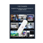 Ασύρματο Φορητό USB 4G LTE Hotspot Ρούτερ Micro SIM - Wi-Fi Τσέπης με Μέγιστη Ταχύτητα 150Mbps MF89U Λευκό