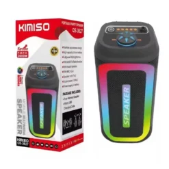 Bluetooth Ηχείο Kimiso QS-3627 με Μικρόφωνο και Λειτουργία Karaoke Μαύρο