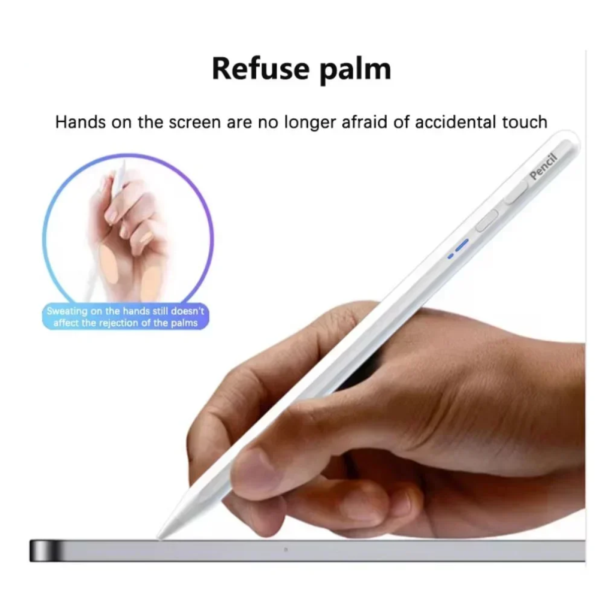 BP 17 Μαγνητική Γραφίδα Αφής Pen Stylus Universal - Λευκό
